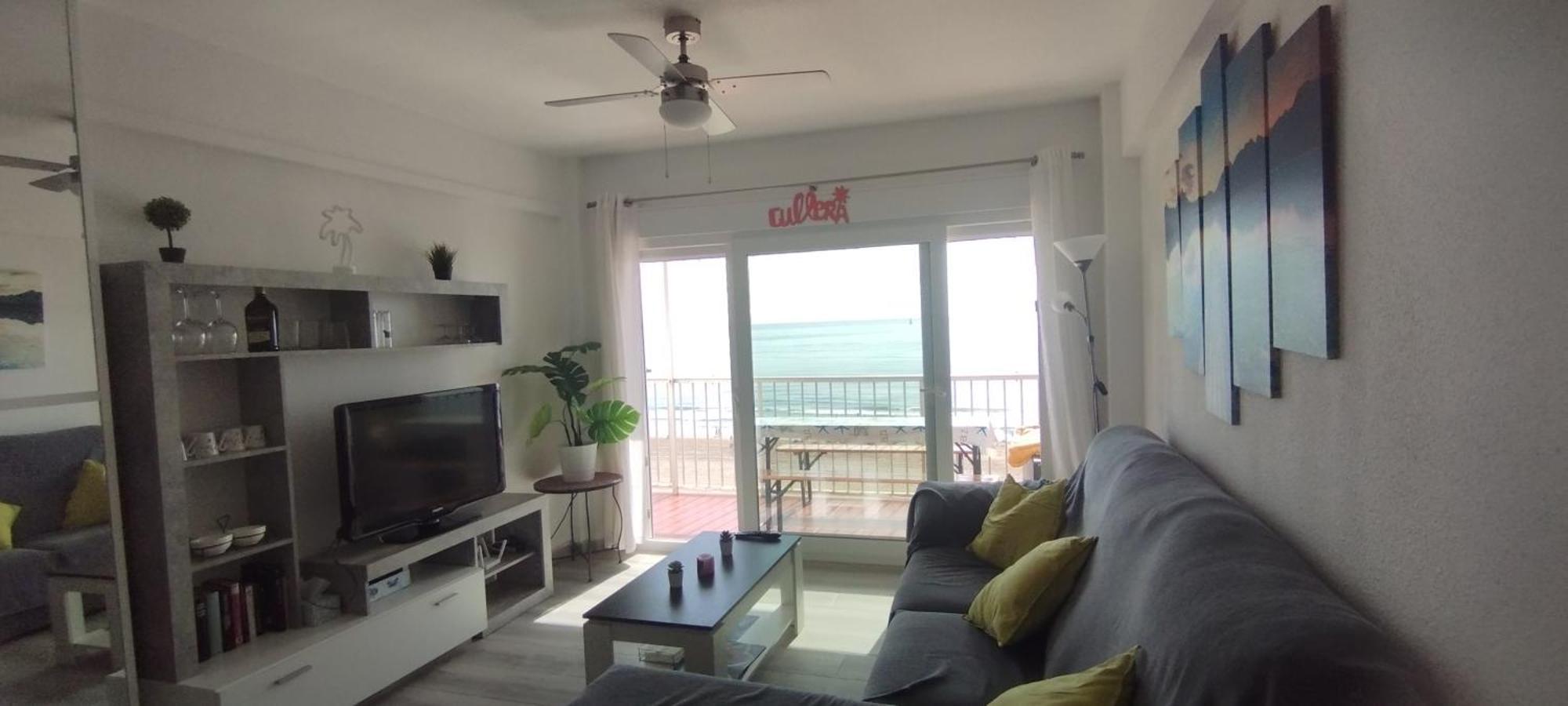 Primera Linea En Cullera Con Piscina. Inmejorables Vistas Екстериор снимка